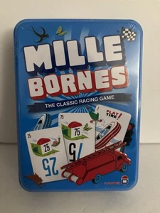 Mille Bornes Classic Racing Card Game Tin Box NEW & SEALED - Picture 1 of 7