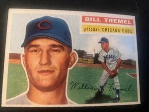 1956 TOPPS BASEBALL #96 - WB - BILL TREMEL - CHICAGO CUBS - EXC/NMT COND - Picture 1 of 2