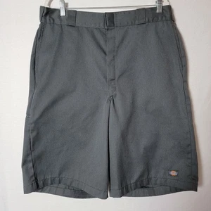 Dickies Mens Work Shorts Loose Fit Size 38 Multi Pocket Charcoal Grey - Picture 1 of 14