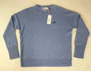 NWT Vineyard Vines 100% Cashmere Blue Sweater Women’s Size Small - Picture 1 of 4