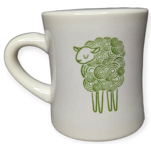 Green Dirt Farm Sheep Ceramic Mug - Picture 1 of 9