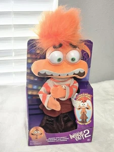13" Disney Pixar Inside Out 2 Anxiety Talk & Shake Plush Toy Posable Arms New - Picture 1 of 7