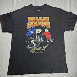 Willie Nelson Mens Extra Large XL Tour T-Shirt 2024 Concert Texas Graphic Tee - Picture 1 of 7