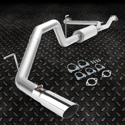 For 04-15 Nissan Titan 5.6L V8 3" Catback Exhaust System+Rolled Muffler Tip Foto 1 de 4
