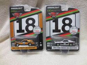 BOWE 2012 & 2013 1969 FORD TRANS AM MUSTANG GREENLIGHT DIE CAST EXPO 2018 - Bild 1 von 4