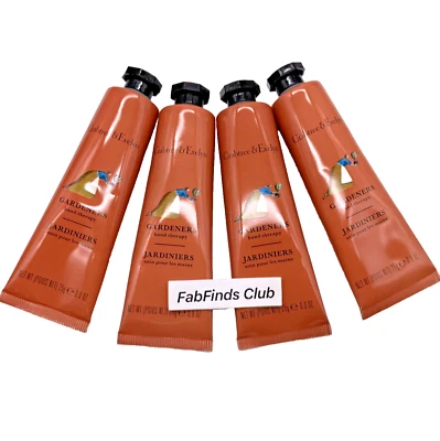 Crabtree & Evelyn Gardeners Hand Therapy Cream Sealed New Travel Size 4x0.9oz - Image 1 of 4