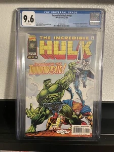 INCREDIBLE HULK #449 1997 CGC 9.6 - 1ª Aparición de los Thunderbolts MCU L@@K! - Imagen 1 de 2