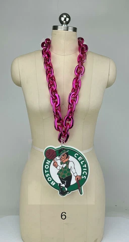 New NBA Boston Celtics  Gameday Tailgate Hot Pink Fan Chain Fanchain Cover