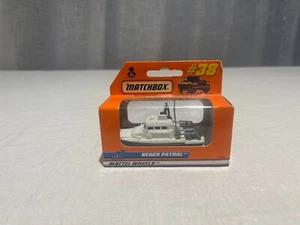 Matchbox: Beach Patrol Rescue Boat - White - MB 38. 1999. NISB. Vintage, Rare. - Picture 1 of 4