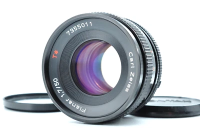 [Excellent+] Contax Carl Zeiss Planar T* 50mm f1.7 MMJ MF Lens CY Mount 10696 - Image 1 of 4