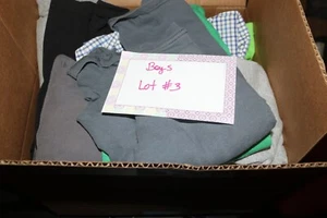 boys clothing LOT #3 shirts, shorts sizes 10-12 Med & Small 27 Items - Picture 1 of 8