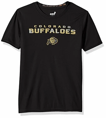 NCAA by Outerstuff NCAA Colorado Buffaloes Youth Boys "Nebula" Dri-Tek Short Cover