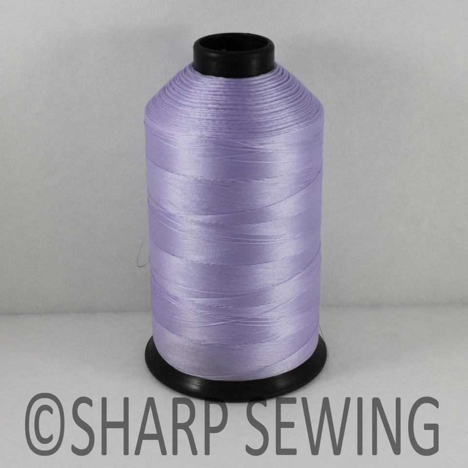 LIGHT PURPLE 8OZ N54 2800 YARDS CONE #69 BONDED NYLON THREAD SEW LEATHER CANVAS - Image 1 of 1