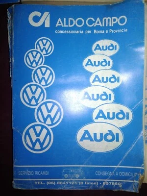 VOLKSWAGEN AUDI 80 , 90, CATALOGO RICAMBI ORIGINALI  - Immagine 1 di 4