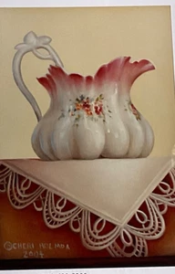 CHERI ROL “Opal’s Treasures” Decorative Painting Pattern Packet Pitcher Flowers - Picture 1 of 5