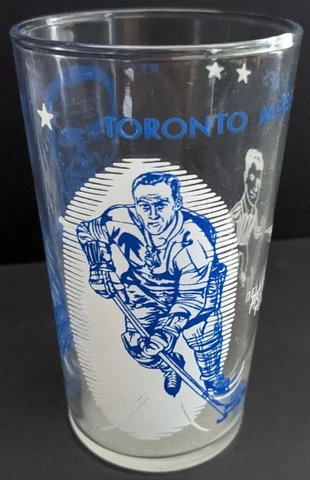 1960-61 Red Kelly York Peanut Butter Glass NHL Hockey Toronto Maple Leafs VTG Cover