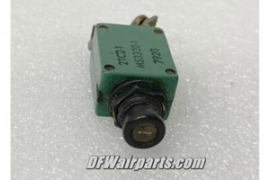 2TC2-1, MS3320-1, 1A Slim Klixon Aircraft Circuit Breaker - Picture 1 of 2
