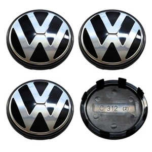 Set 4 Tappi Coprimozzo 61 mm per Cerchi Audi 8W0601170 GMP C312 MAK C070 C071 - Imagen 1 de 4