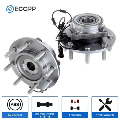 2P Wheel Hub Bearings Assembly Front For Dodge Ram 1500 2500 3500 4WD 8 Lug Only - Image 1 of 4