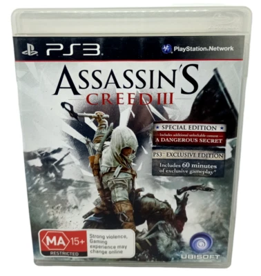 Assassin's Creed 3 Special Edition Sony PS3 / PlayStation 3 Ubisoft Region 4 - Image 1 of 3