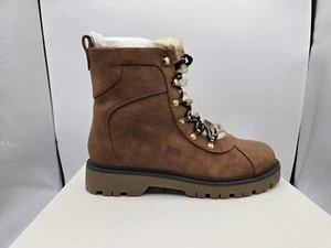Style & Co Morggan Lace-Up Lug Sole Combat Booties Size 8.5 M - Picture 1 of 7