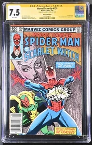 MARVEL TEAM-UP #130 -1/76 - SIGNATURE SERIES SIGNED BY ELIZABETH OLSEN - CGC 7.5 - Picture 1 of 2