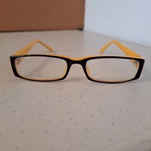 Pablo Zanetti Brille Mod:PZ4005SP Schwarz Gelb Rechteckig *NUR GESTELL N-29 - Bild 1 von 9