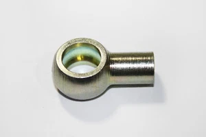 Ringöse Ringstutzen Ringnippel Vergaser usw / gelb verzinkt M12 / Benzin - Picture 1 of 6