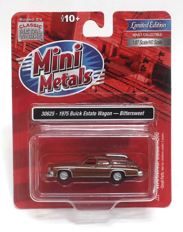 CMW Mini Metals 30625 1:87 HO 1975 Buick Estate Wagon Bitterswete edición limitada sin usar, en caja '22 Foto 1 de 3