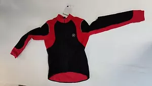 Castelli Windundurchlässig Winterlich Loke Rot Schwarz M L Winter Fahrrad Jacke - Bild 1 von 1