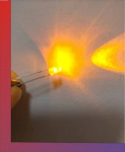 10 x LED 3mm ORANGE automatisch blink flash blinkend 1,5 Hz - Picture 1 of 1