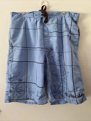 Pantalones cortos de tabla U.S. Polo Assn para hombre talla XL azul  Foto 1 de 4