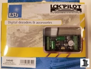 ESU 54640 ~ New 2025 ~ LokPilot XL MM/DCC/SX/M4 ~ 8 Outputs With PowerPack - Picture 1 of 2