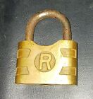 Vintage Brass Reese (R) Padlock No Key