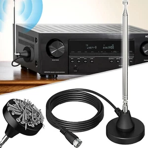 Antenna DAB antenna FM antenna radio antenna telescopica antenna da camera con base magnetica - Foto 1 di 14