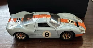 Ford GT40 #6 Jouef Evolution 1/18 Scale Model Car Sky Blue × Orenge - Picture 1 of 9