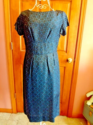 MCM Vintage 50s 60s Style Vogues Gidding's Sheath Dress Jacket Suit Women's Sz S - Image 1 of 4