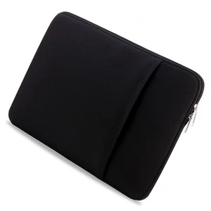 Schwarz B2015 Laptop Sleeve Weicher Reißverschluss Tasche 17'' Laptop Tasch CHP - Bild 1 von 8