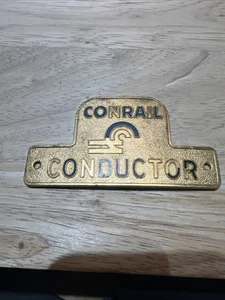 Vintage Conrail Eisenbahn Schaffner Medaille Mützenabzeichen - Bild 1 von 8