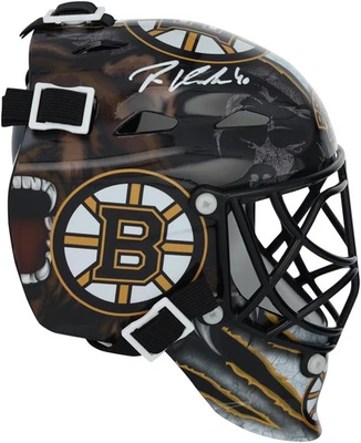 Mini máscara de portero autografiada por Tuukka Rask Boston Bruins Foto 1 de 2