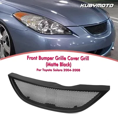Kit de rejilla de malla de parachoques delantero para Toyota Solara 2004-2008 negro mate 1 pieza Foto 1 de 4