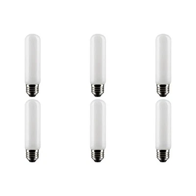 5.5W T10 LED - Frost - Medium base - 90 CRI - 3000K - 120V - 6-Pack - Image 1 of 4