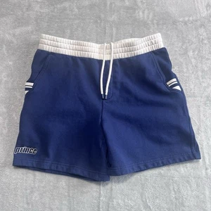 Prince Pickleball Fleece Shorts Mens Medium 6" Inseam Navy Blue Tennis - Picture 1 of 4