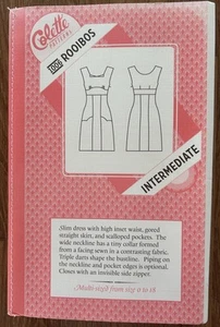Colette Rooibos 1006 Slim Dress High Waist Sewing Pattern Size 0-18 Uncut - Picture 1 of 3