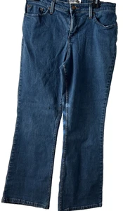 Signature by Levi Strauss “At Waist” Bootcut Jeans Women’s 12 short Medium Wash - Picture 1 of 7