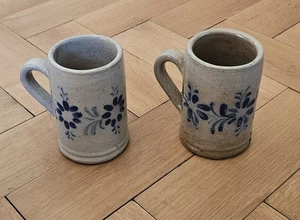 2 x boccale in argilla - boccale birra - 1 litro - antico - 13 x 13 x 9 cm - PORTOGALLO handmade - Foto 1 di 4