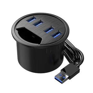 PC Tablet High Speed USB 3.0 Port Desk Mount Adapter Splitter For ORICO DESK-4U - Zdjęcie 1 z 4
