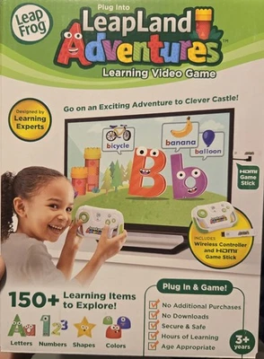 LeapFrog LeapLand Adventures Learning Video Game Wireless HDMI Only Brand New - Image 1 of 4