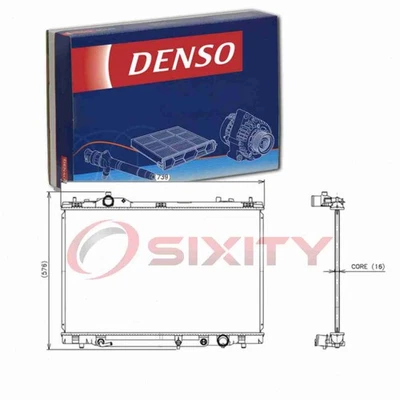 Radiador Denso para Lexus LS460 2007-2010 4,6 L V8 enfriador refrigeración anticongelante nd Foto 1 de 4