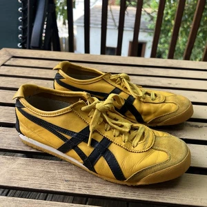 ASICS Onitsuka Tiger Bruce Lee / Kill Bill Japanese Mexico 66 Yellow Sneakers - Picture 1 of 8